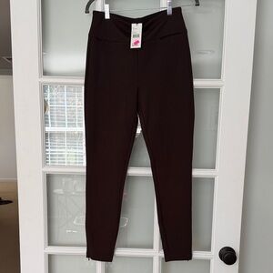 CAbi Dark Brown High-Waisted Leggings